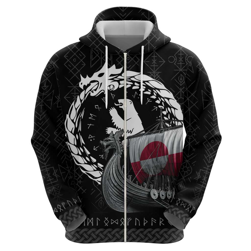 Greenland Viking Drakkar Hoodie Viking Blood LT9