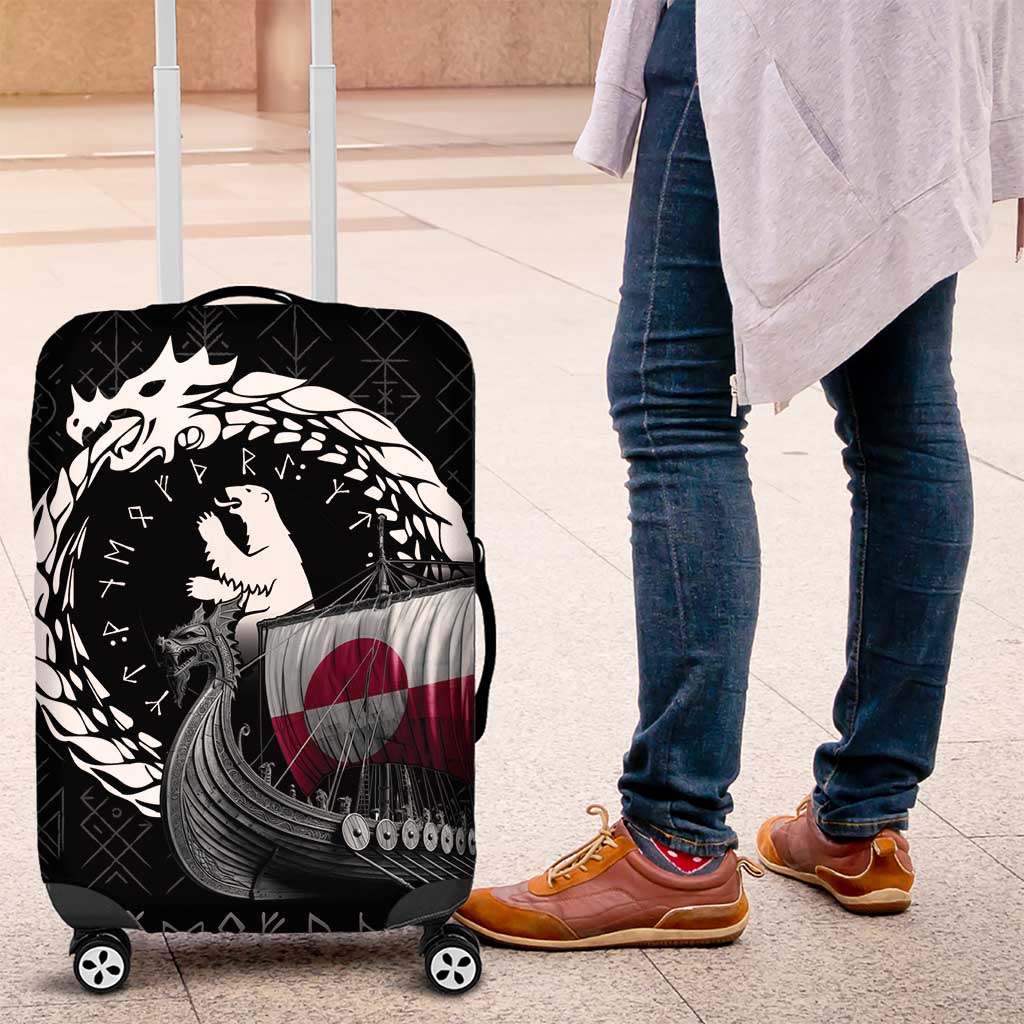 Greenland Viking Drakkar Luggage Cover Viking Blood LT9