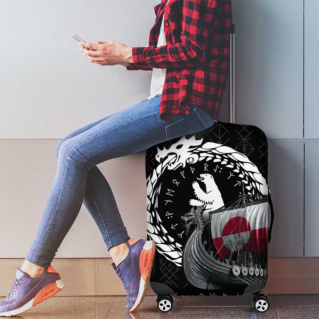 Greenland Viking Drakkar Luggage Cover Viking Blood LT9