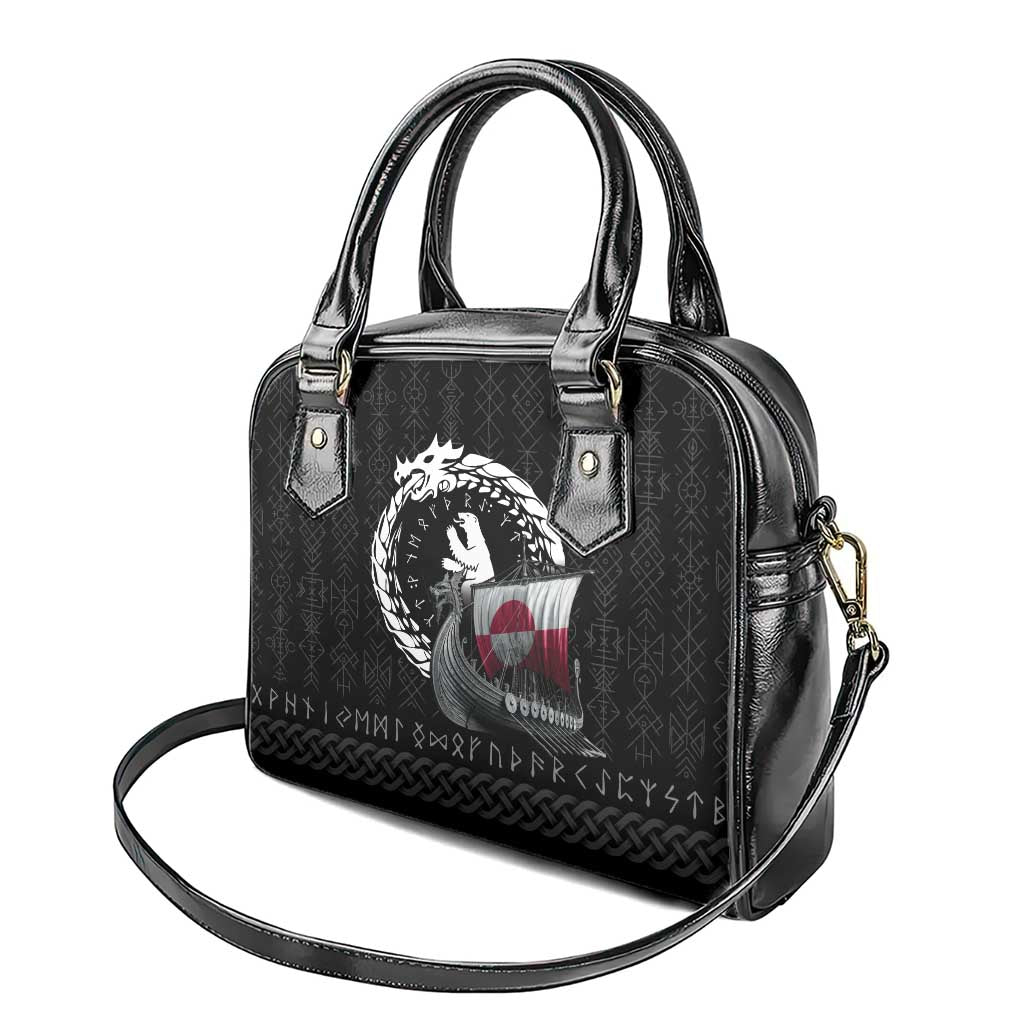 Greenland Viking Drakkar Shoulder Handbag Viking Blood LT9