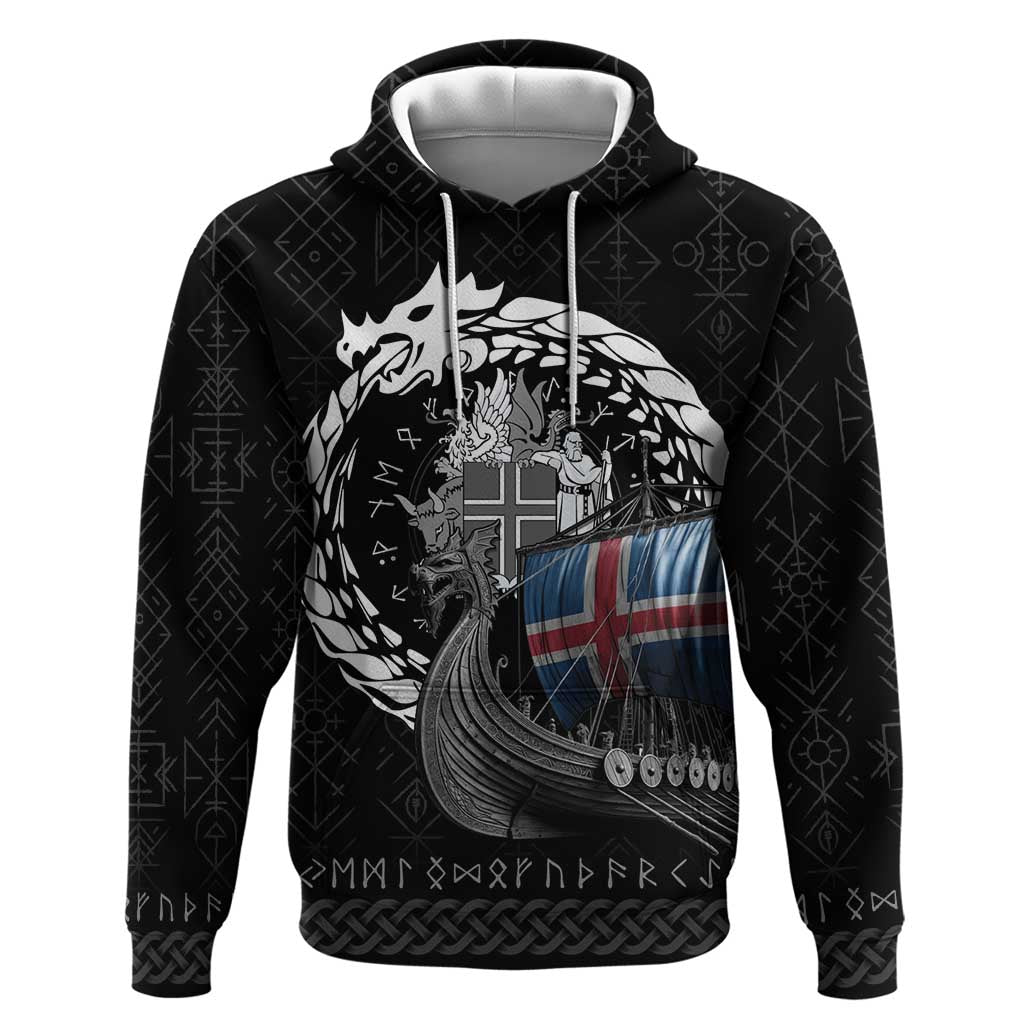 Iceland Viking Drakkar Hoodie Viking Blood LT9