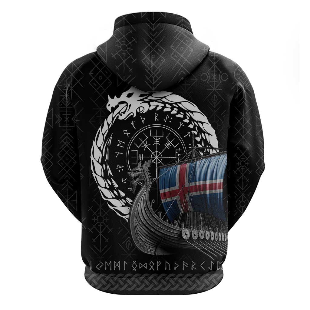 Iceland Viking Drakkar Hoodie Viking Blood LT9