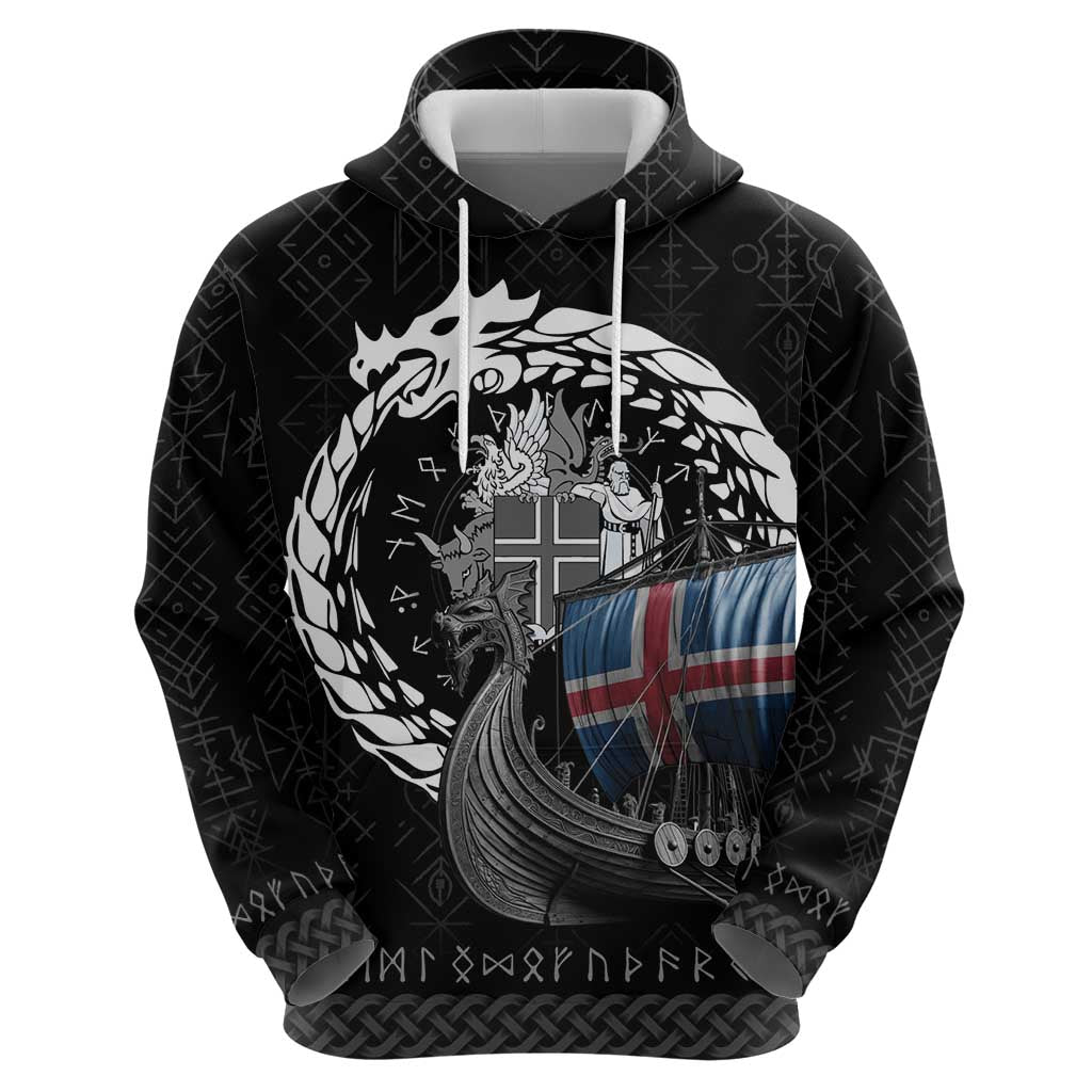 Iceland Viking Drakkar Hoodie Viking Blood LT9