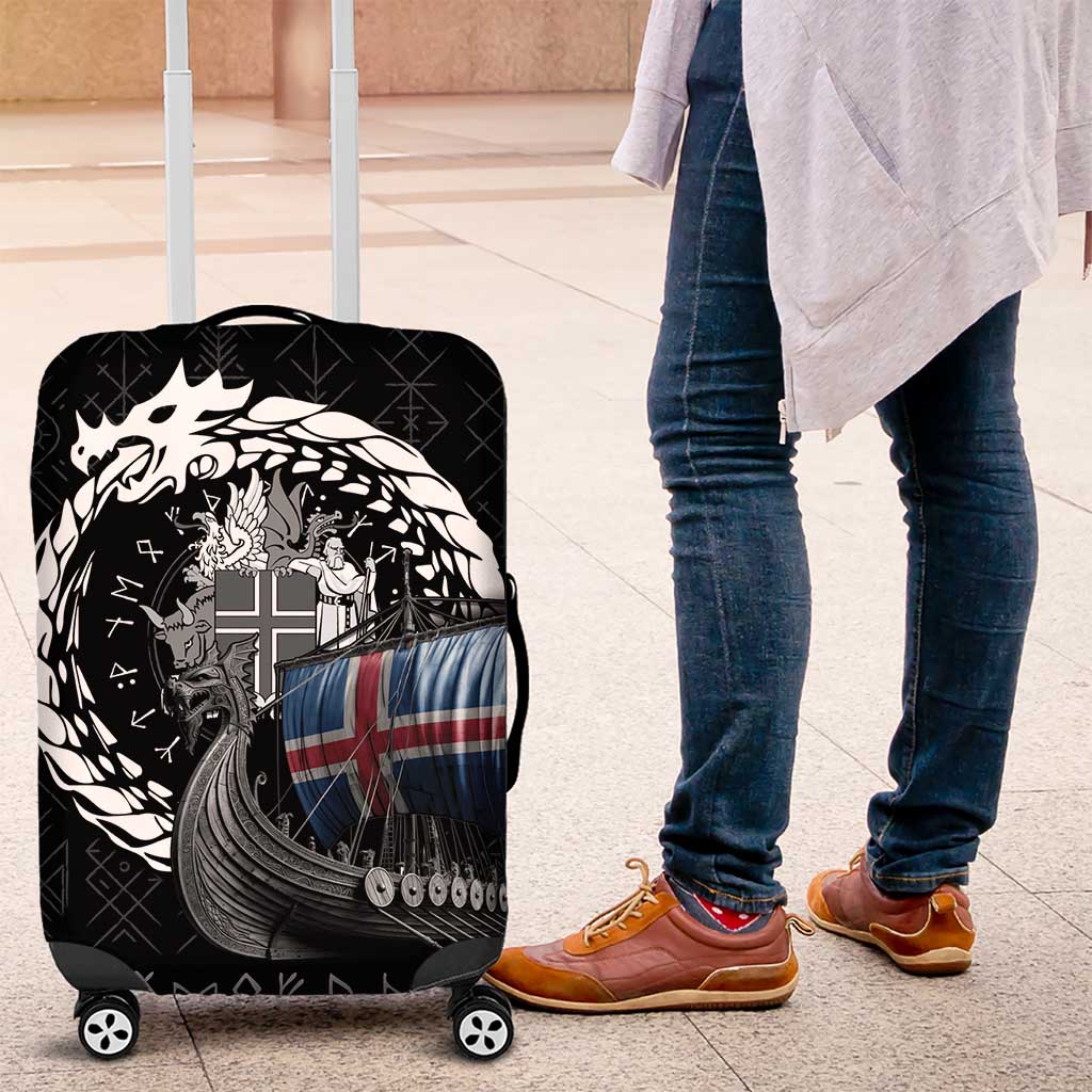 Iceland Viking Drakkar Luggage Cover Viking Blood LT9