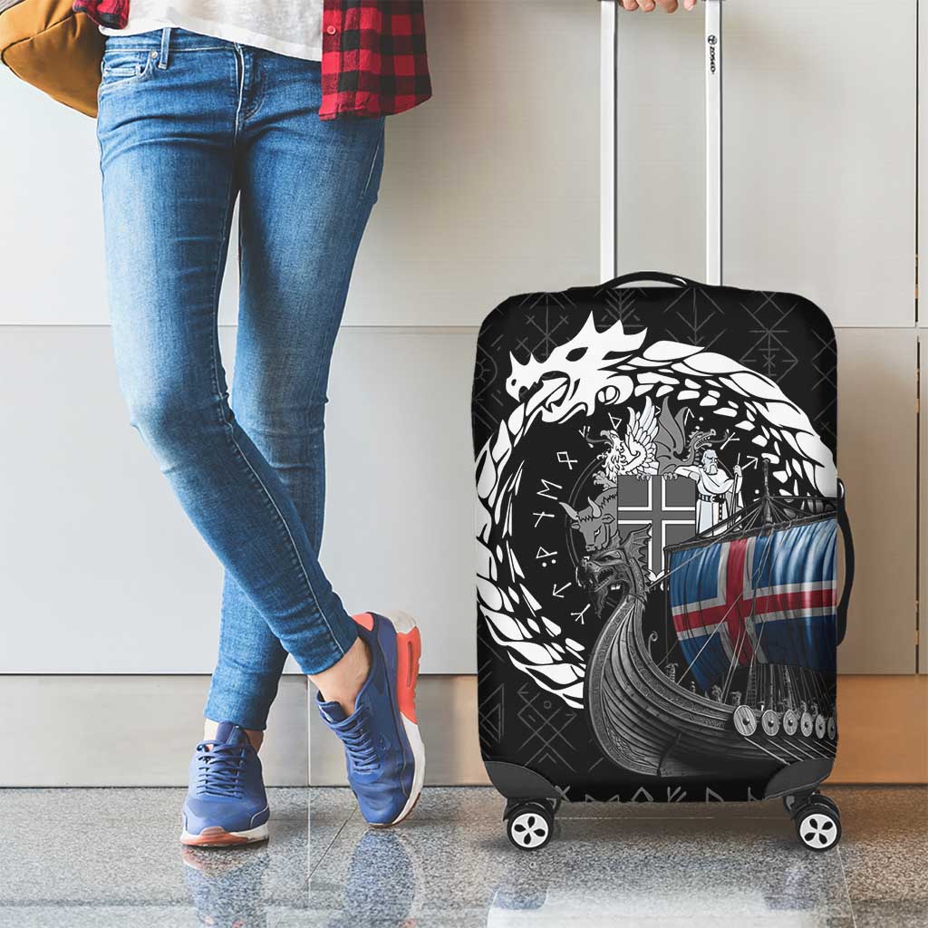 Iceland Viking Drakkar Luggage Cover Viking Blood LT9