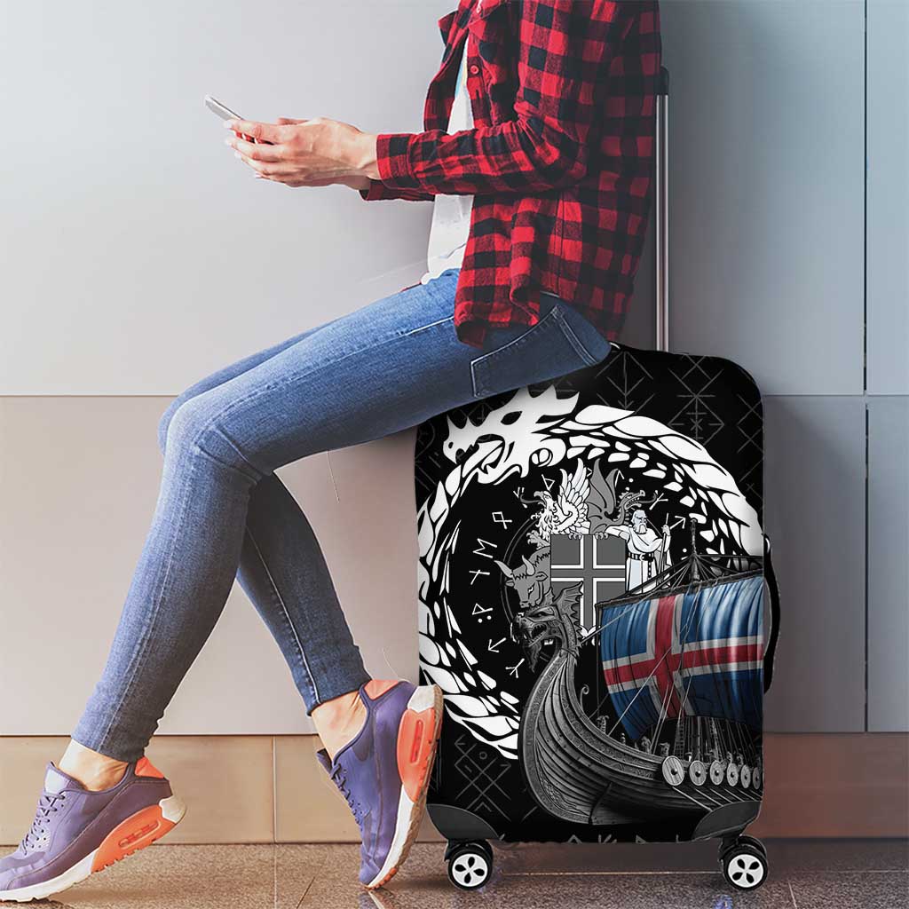 Iceland Viking Drakkar Luggage Cover Viking Blood LT9