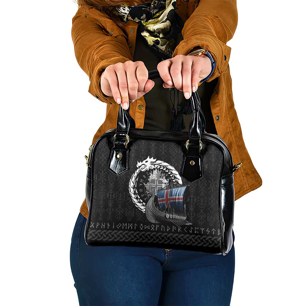 Iceland Viking Drakkar Shoulder Handbag Viking Blood LT9