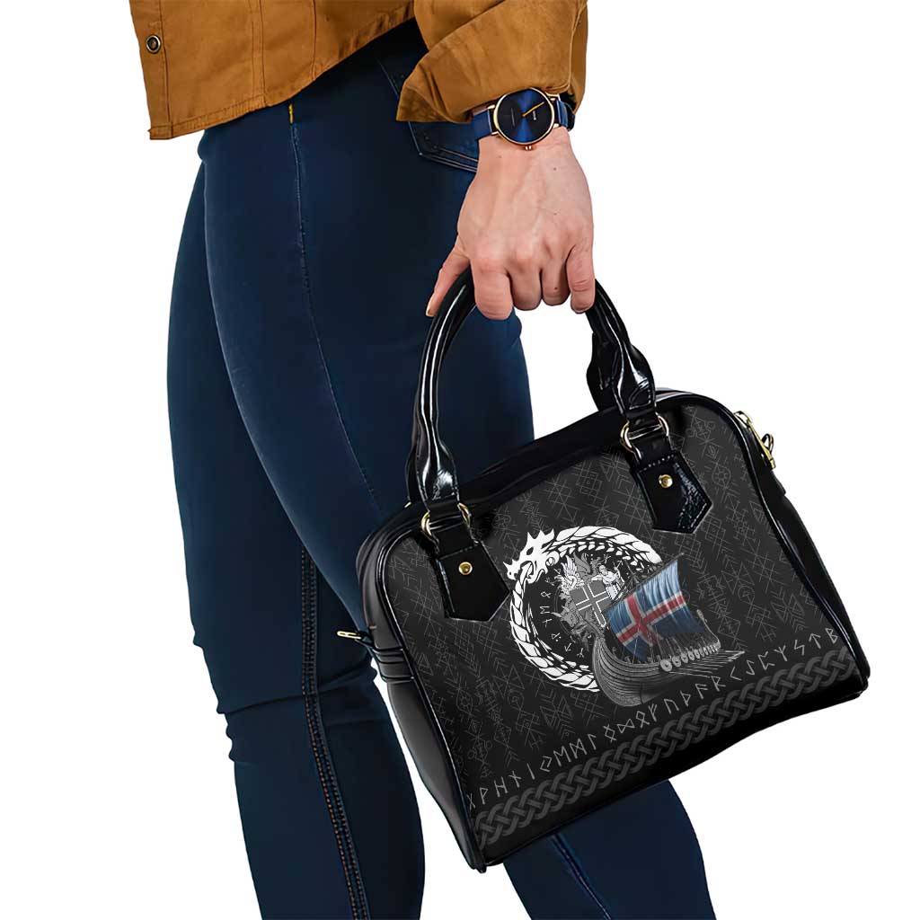 Iceland Viking Drakkar Shoulder Handbag Viking Blood LT9