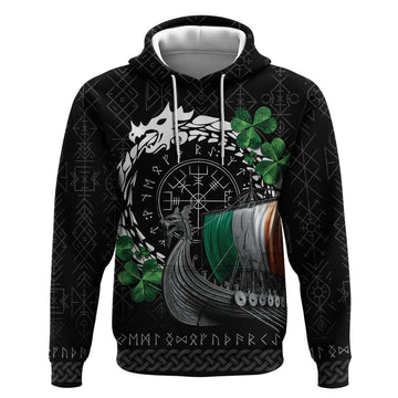 Ireland Viking Drakkar Hoodie Viking Blood LT9