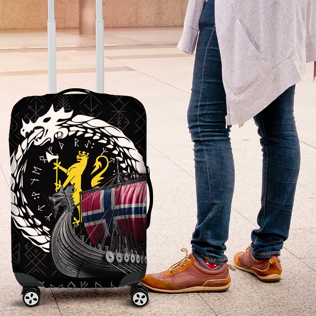 Norway Viking Drakkar Luggage Cover Viking Blood LT9