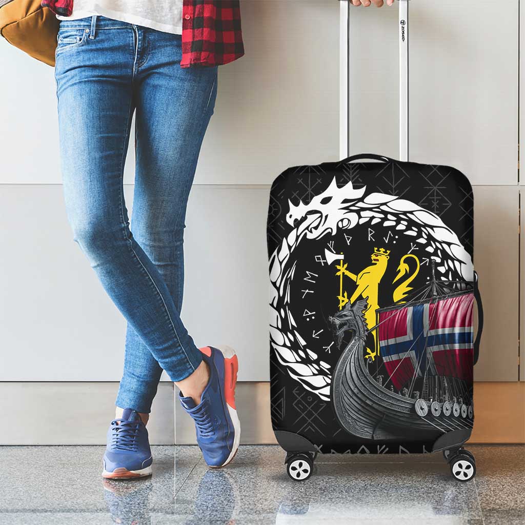 Norway Viking Drakkar Luggage Cover Viking Blood LT9