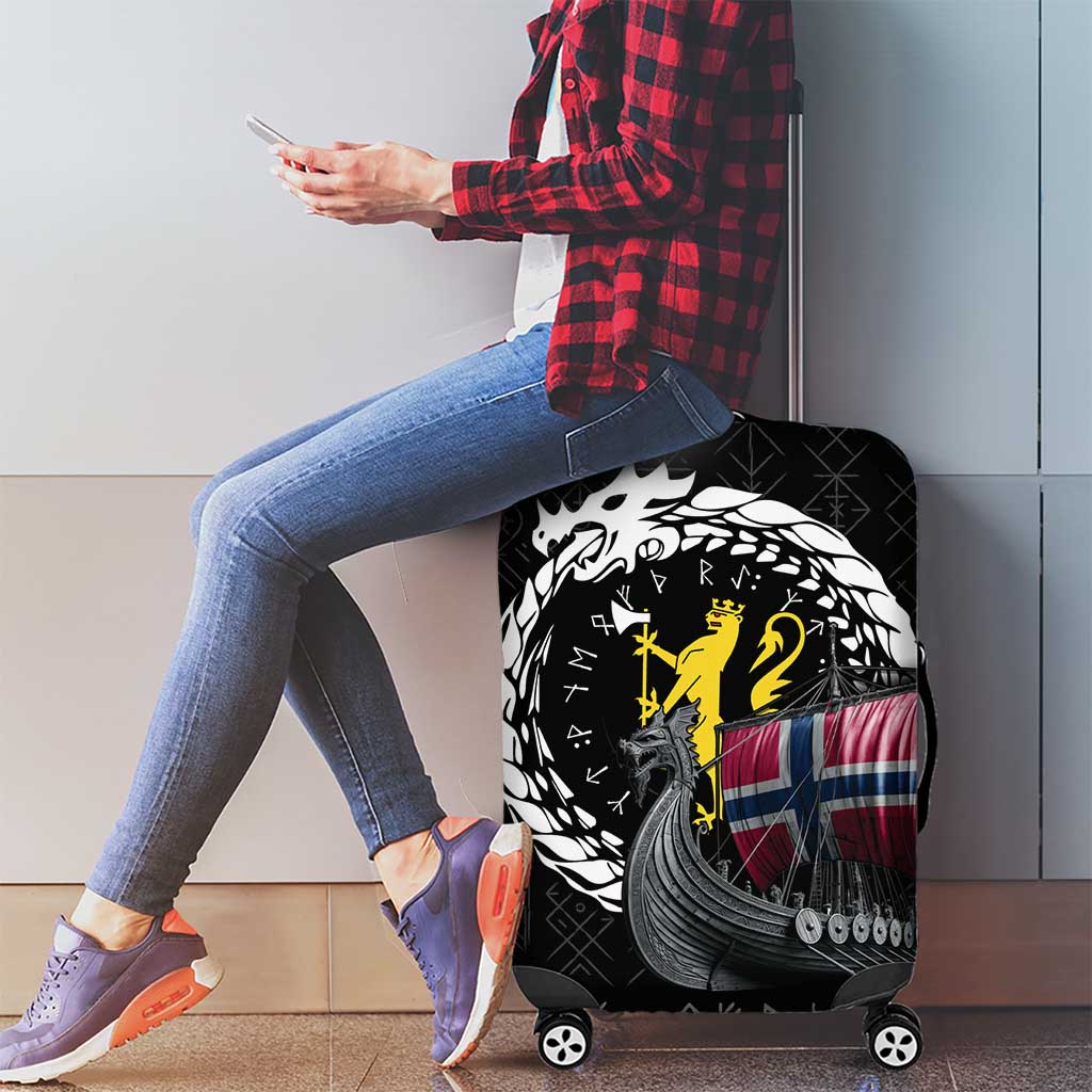 Norway Viking Drakkar Luggage Cover Viking Blood LT9
