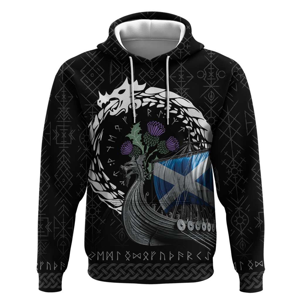 Scotland Viking Drakkar Hoodie Viking Blood LT9