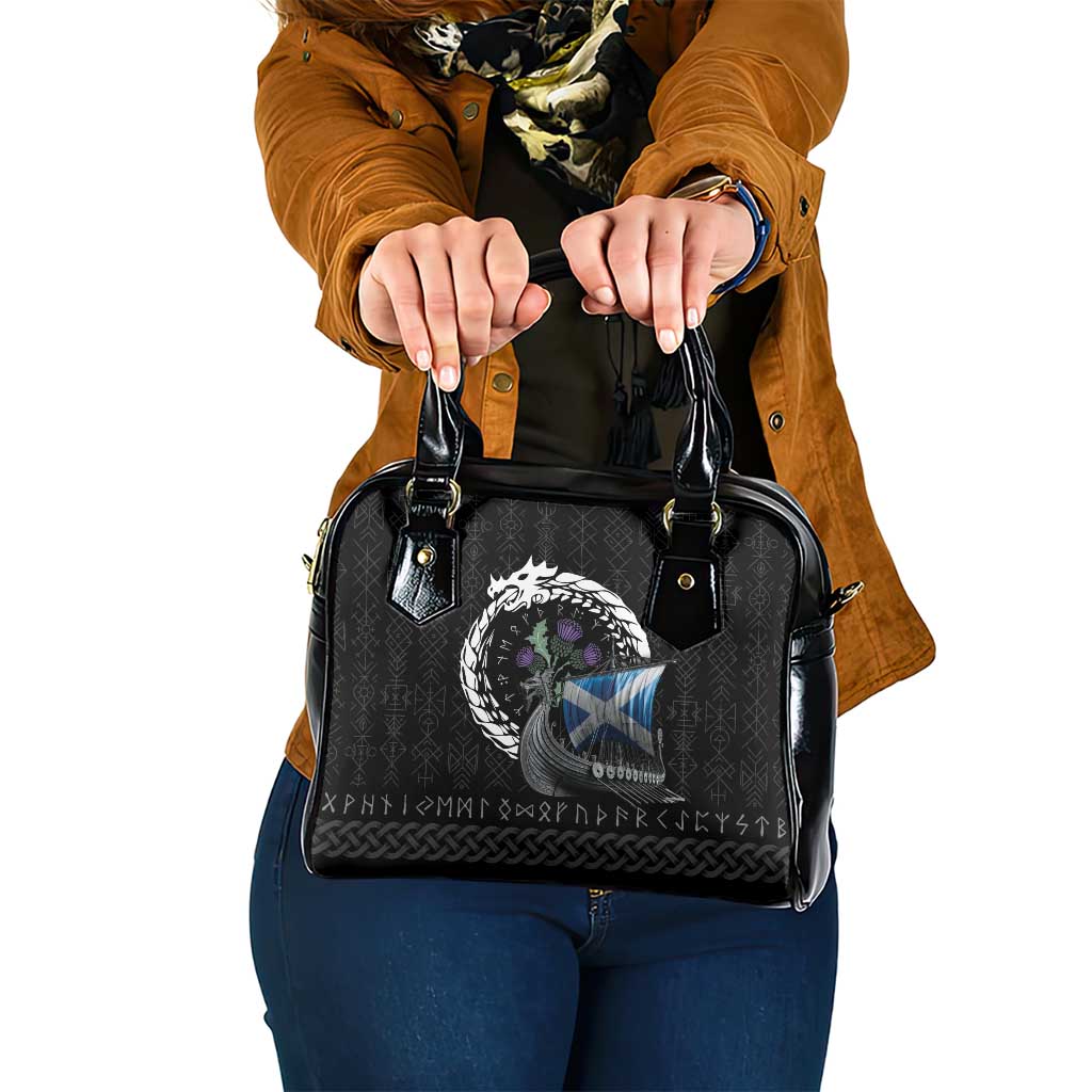 Scotland Viking Drakkar Shoulder Handbag Viking Blood LT9