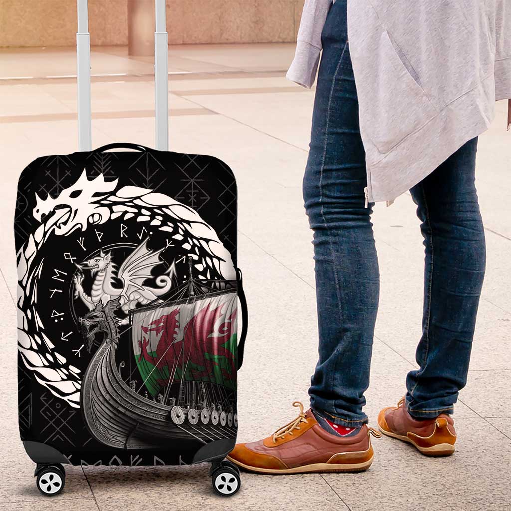 Wales Viking Drakkar Luggage Cover Viking Blood LT9