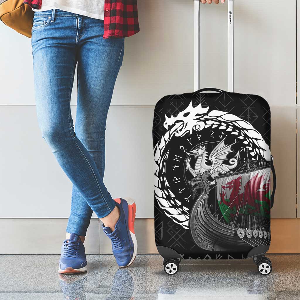 Wales Viking Drakkar Luggage Cover Viking Blood LT9