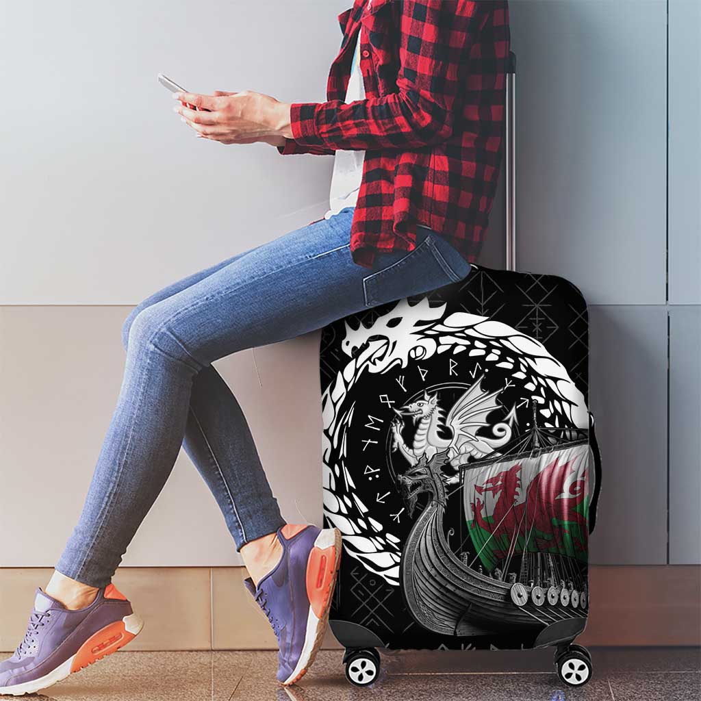 Wales Viking Drakkar Luggage Cover Viking Blood LT9