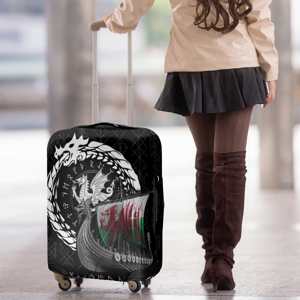 Wales Viking Drakkar Luggage Cover Viking Blood LT9
