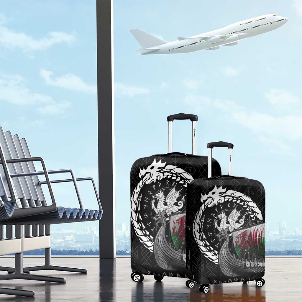 Wales Viking Drakkar Luggage Cover Viking Blood LT9