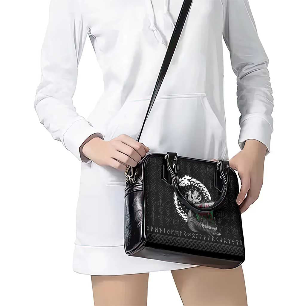 Wales Viking Drakkar Shoulder Handbag Viking Blood LT9
