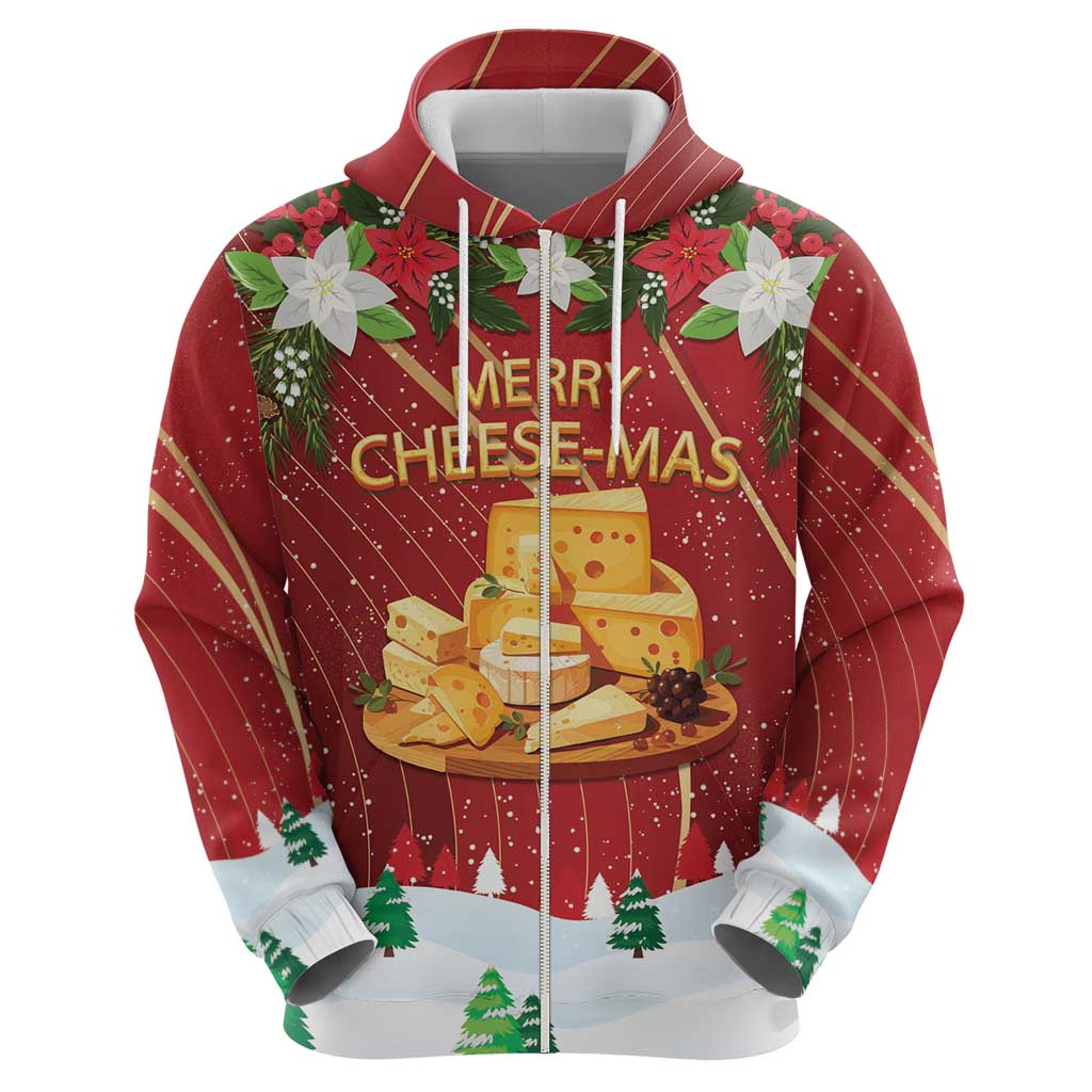 Merry Cheesemas Hoodie Switzerland Frohe Weihnachten LT9