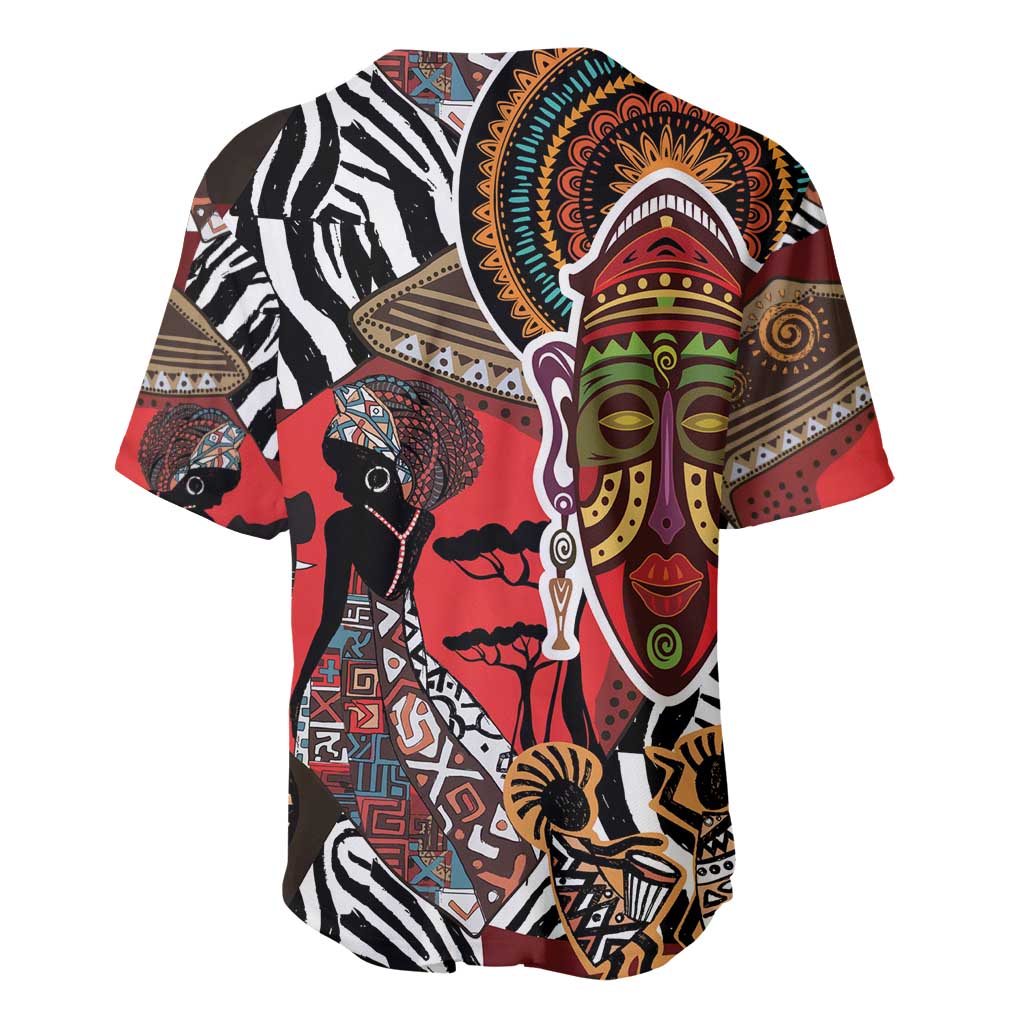 Beautiful African Women Ethnic Motifs Baseball Jersey LT9