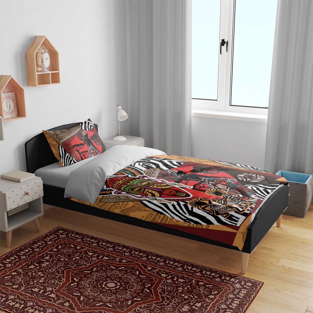 Beautiful African Women Ethnic Motifs Bedding Set LT9