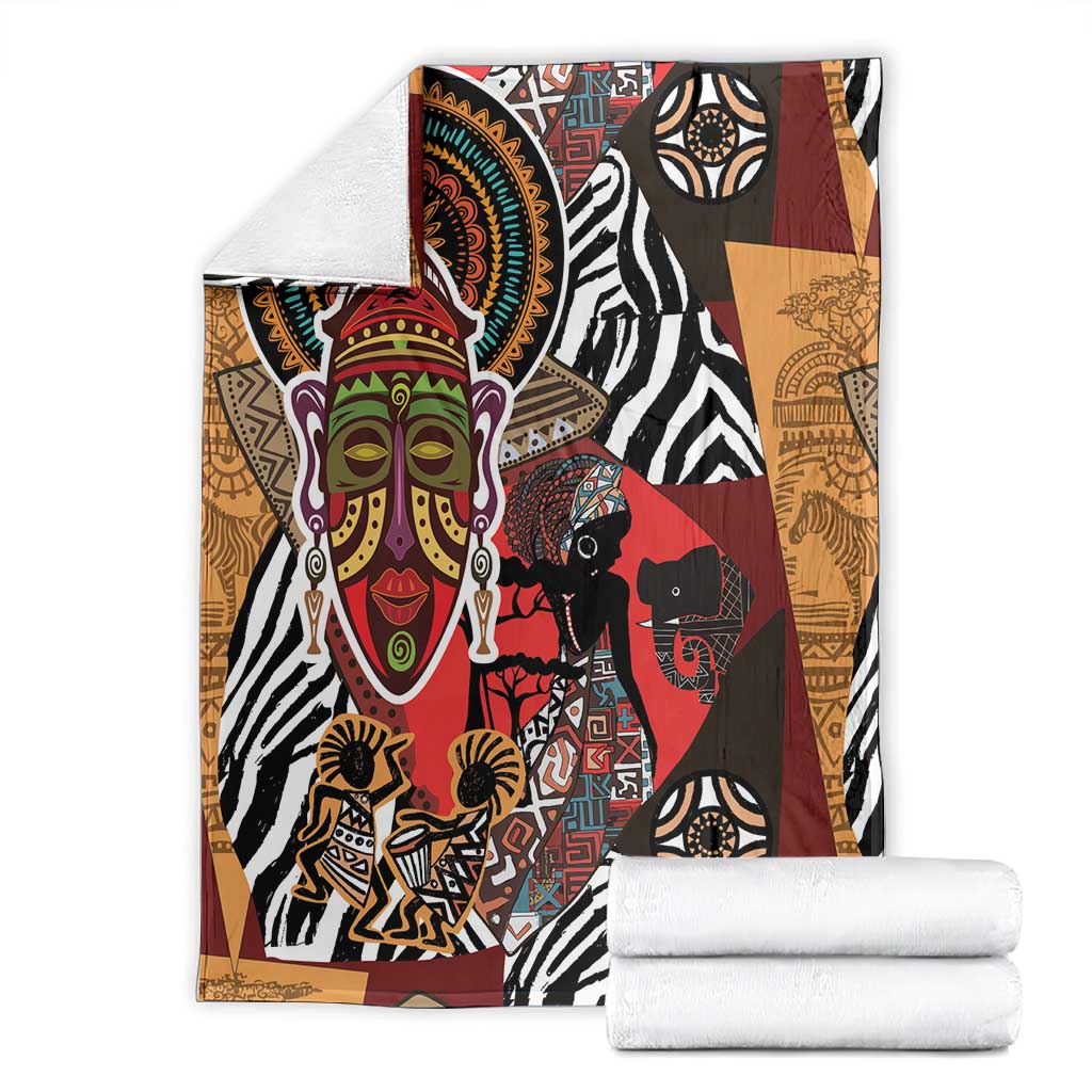 Beautiful African Women Ethnic Motifs Blanket LT9