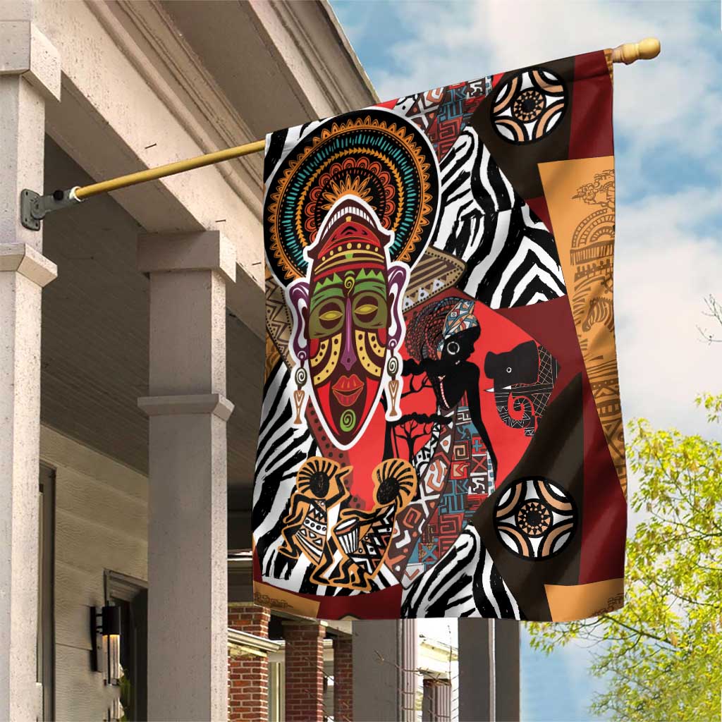 Beautiful African Women Ethnic Motifs Garden Flag LT9