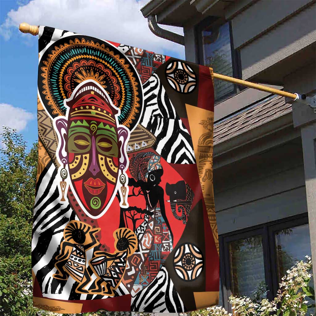 Beautiful African Women Ethnic Motifs Garden Flag LT9