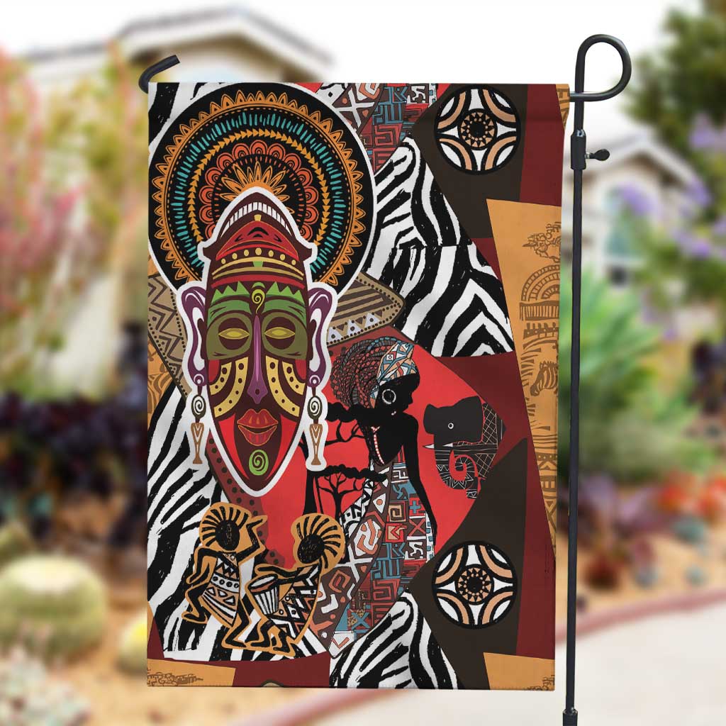 Beautiful African Women Ethnic Motifs Garden Flag LT9