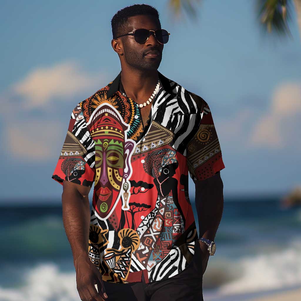 Beautiful African Women Ethnic Motifs Hawaiian Shirt LT9