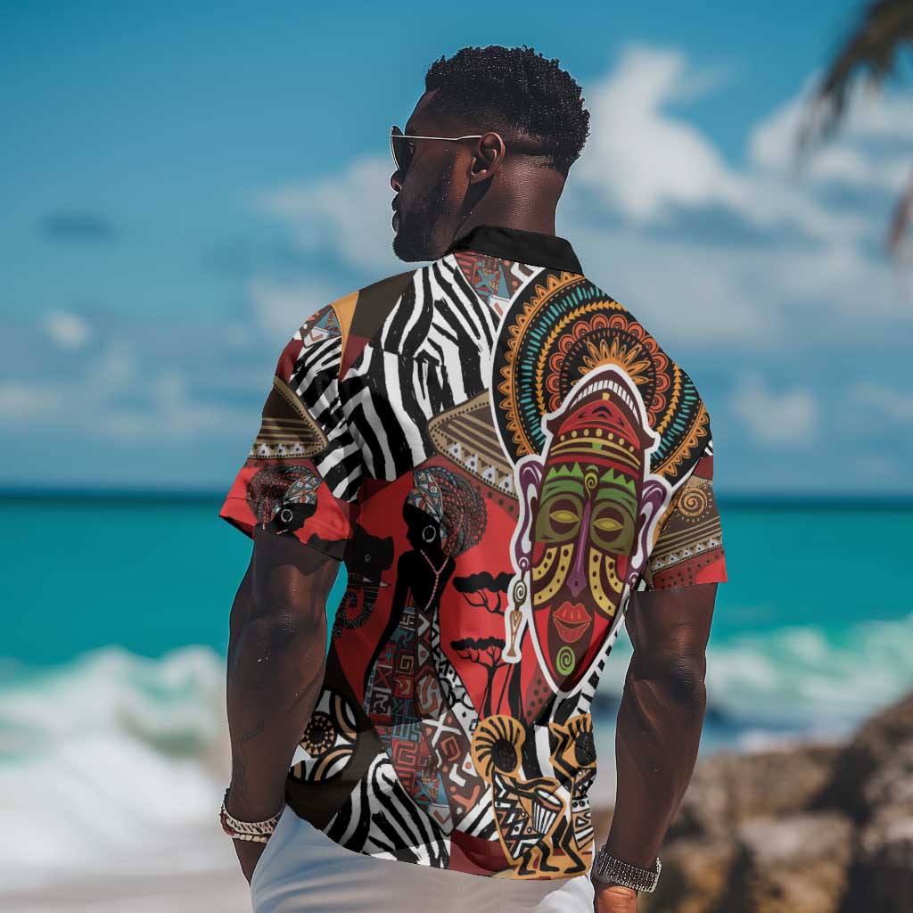 Beautiful African Women Ethnic Motifs Hawaiian Shirt LT9