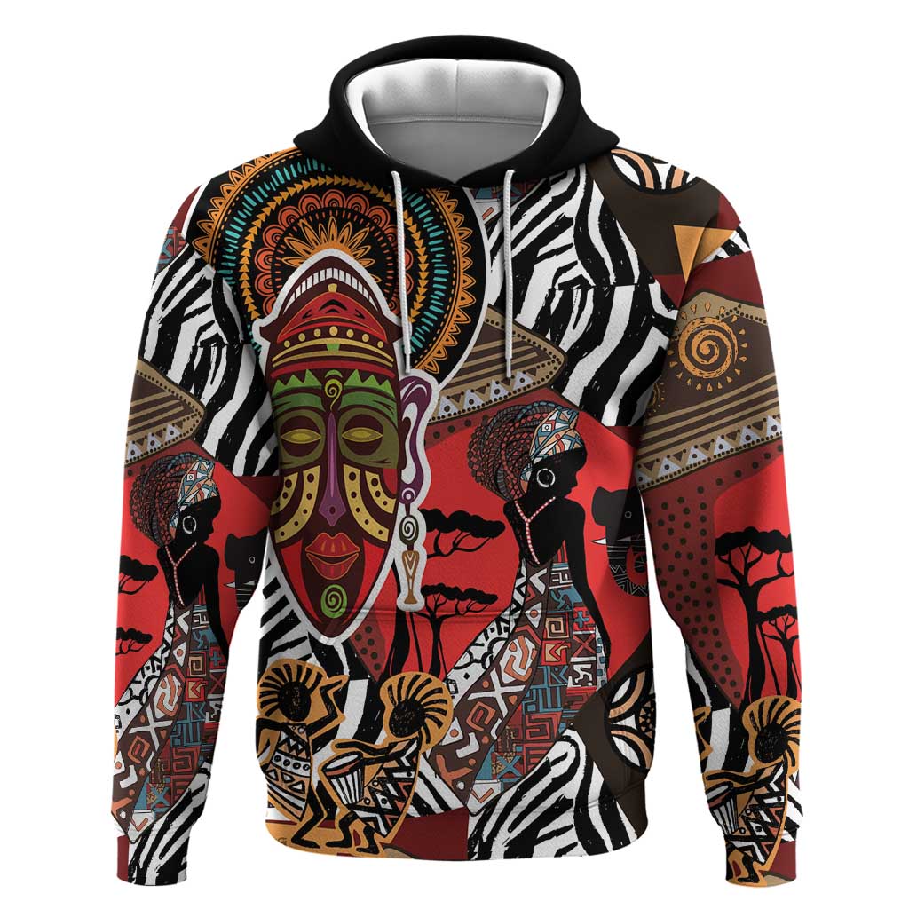 Beautiful African Women Ethnic Motifs Hoodie LT9