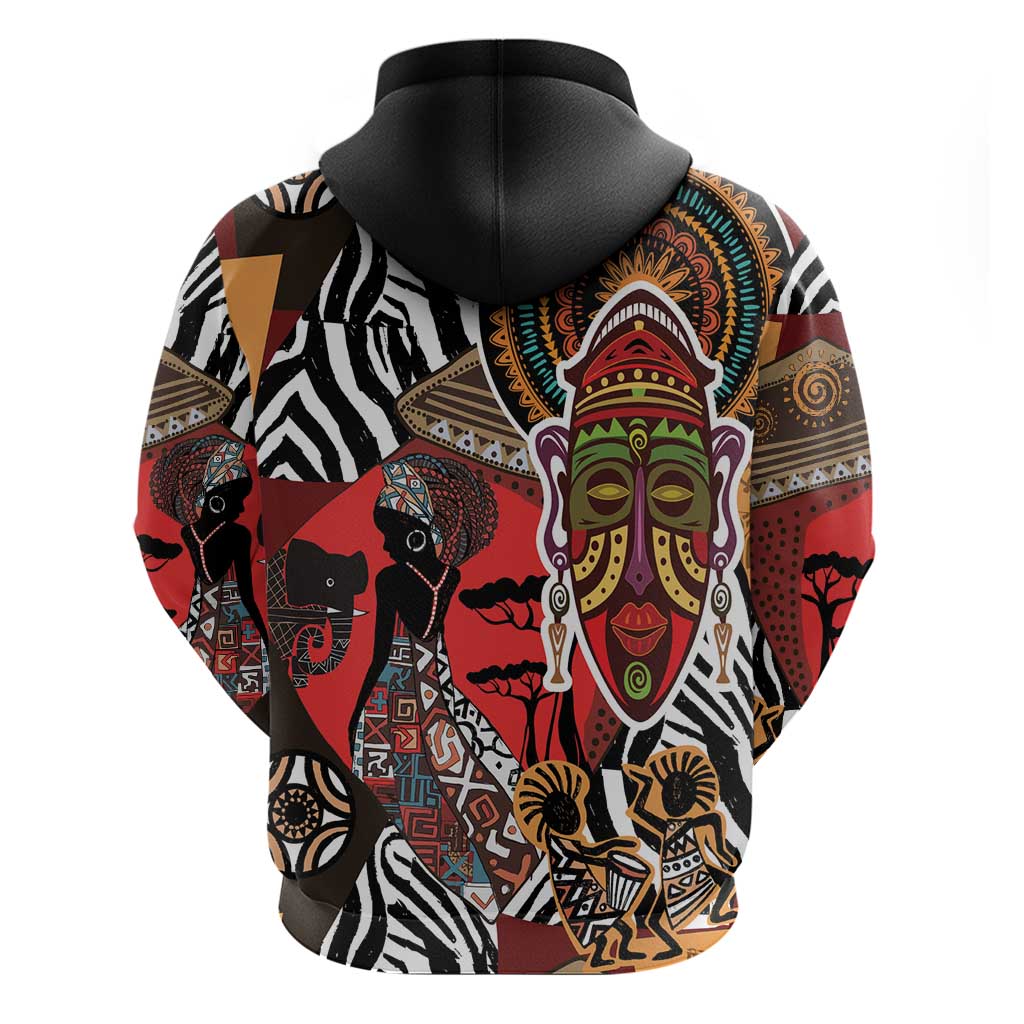 Beautiful African Women Ethnic Motifs Hoodie LT9