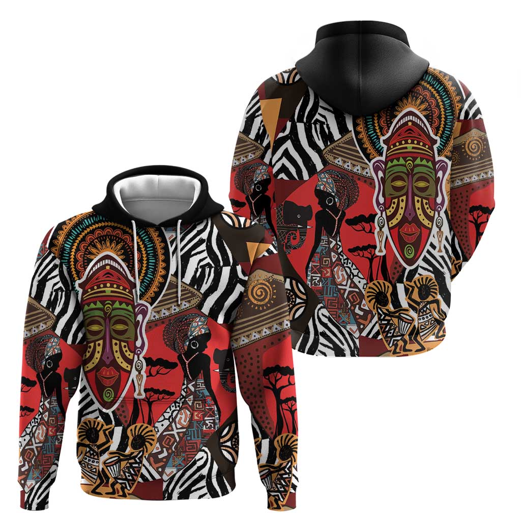 Beautiful African Women Ethnic Motifs Hoodie LT9