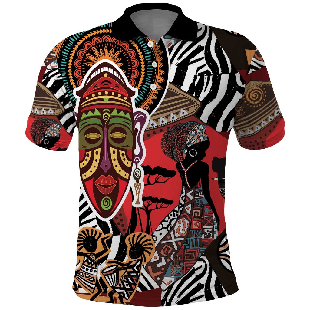 Beautiful African Women Ethnic Motifs Polo Shirt LT9