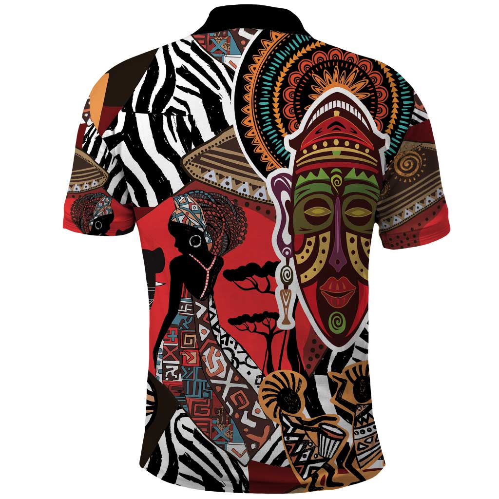 Beautiful African Women Ethnic Motifs Polo Shirt LT9