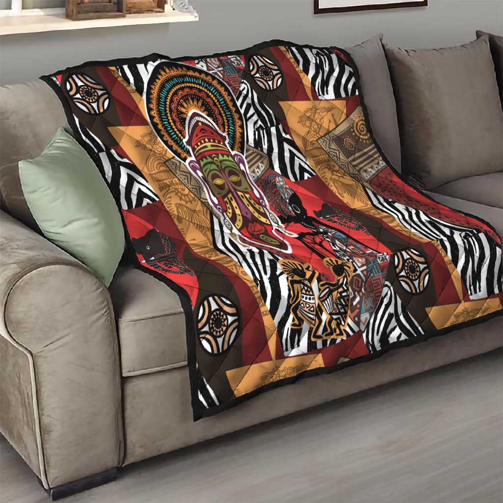 Beautiful African Women Ethnic Motifs Quilt LT9