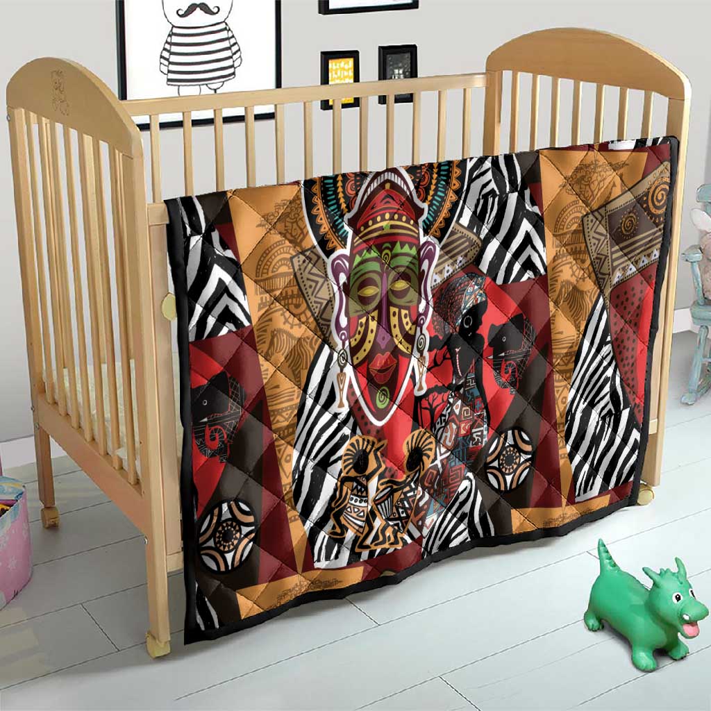 Beautiful African Women Ethnic Motifs Quilt LT9