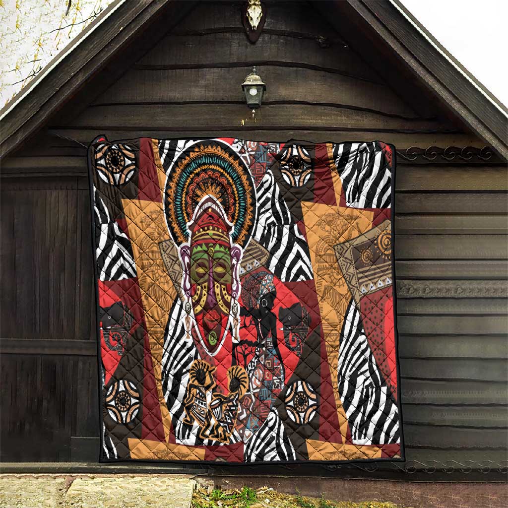Beautiful African Women Ethnic Motifs Quilt LT9