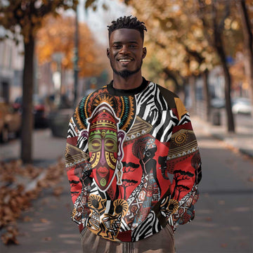 Beautiful African Women Ethnic Motifs Sweatshirt LT9