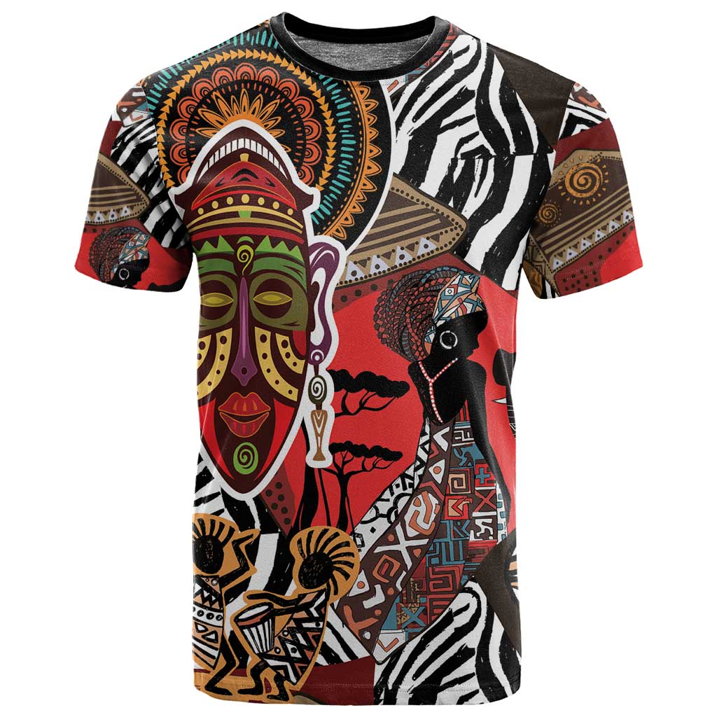 Beautiful African Women Ethnic Motifs T shirt LT9