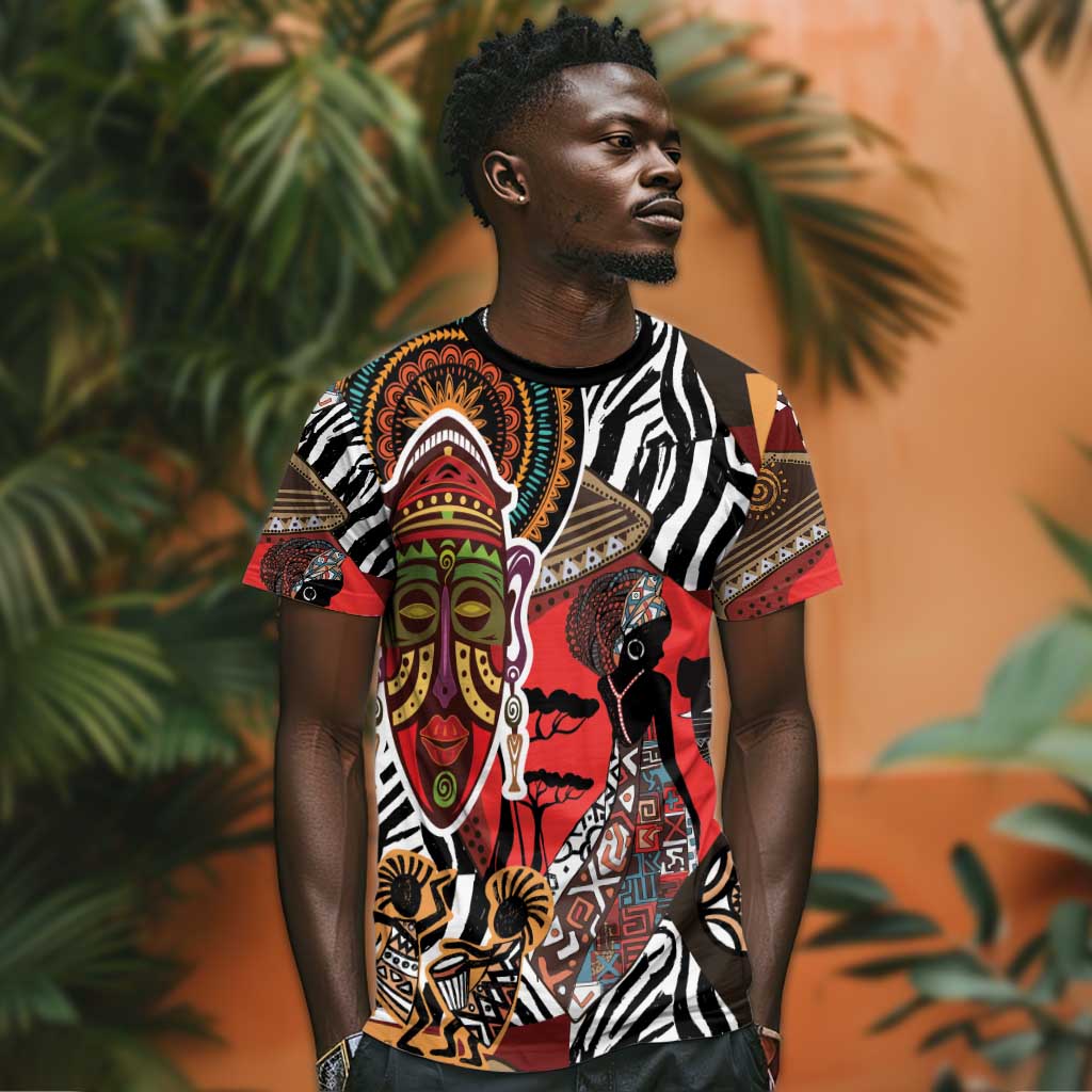 Beautiful African Women Ethnic Motifs T shirt LT9