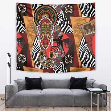 Beautiful African Women Ethnic Motifs Tapestry LT9