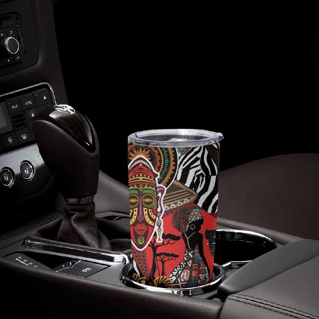 Beautiful African Women Ethnic Motifs Tumbler Cup LT9