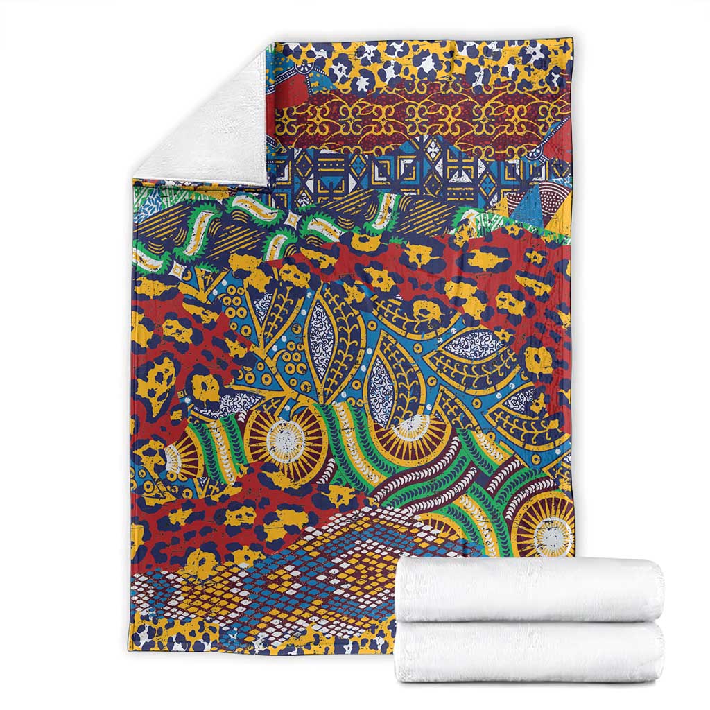 Traditional African Animal Skins Pattern Blanket LT9