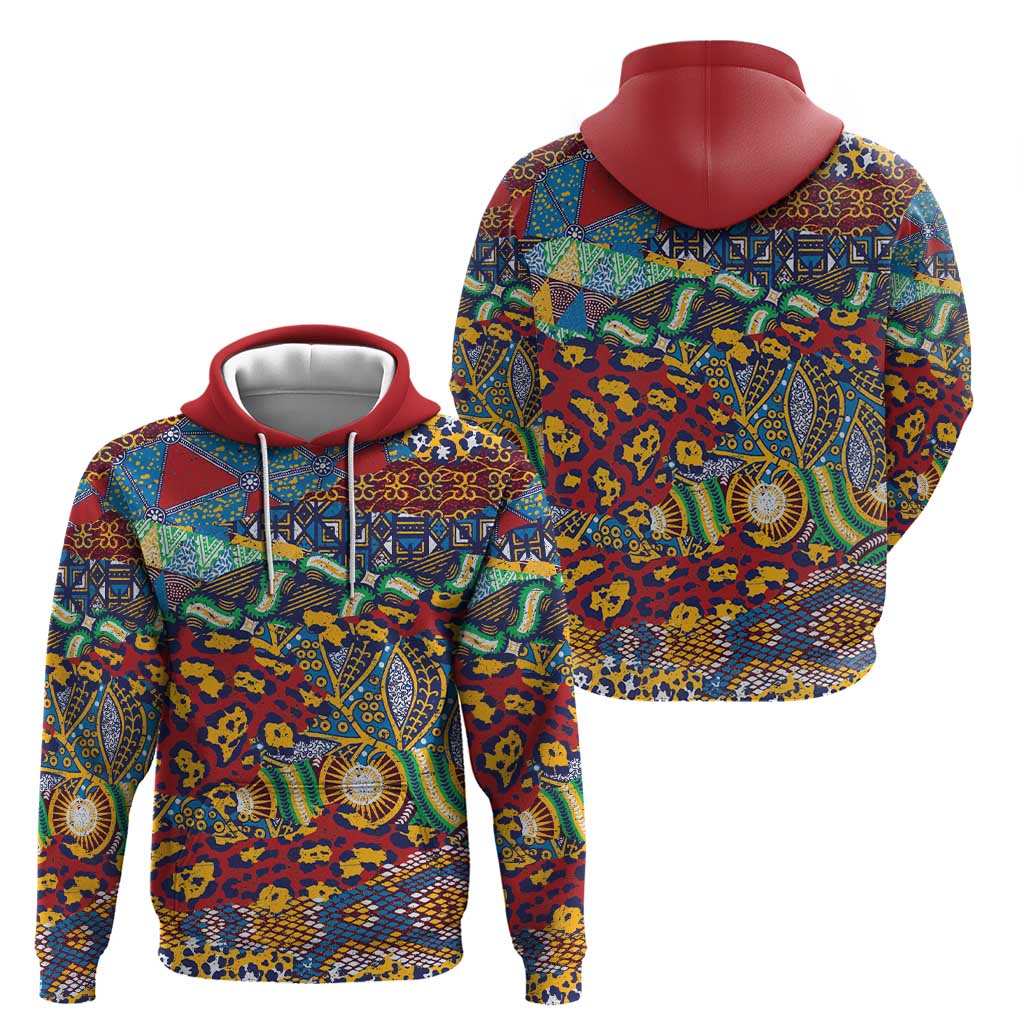 Traditional African Animal Skins Pattern Hoodie LT9