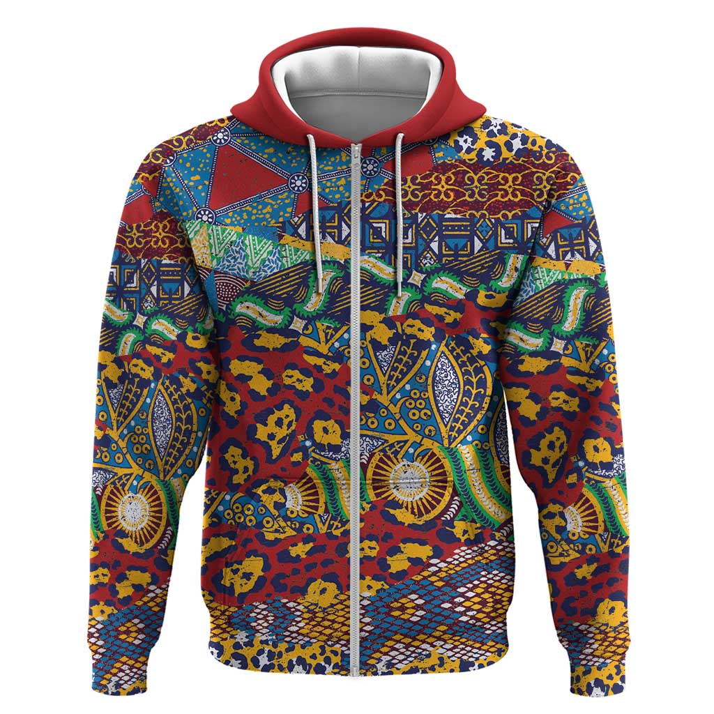 Traditional African Animal Skins Pattern Hoodie LT9