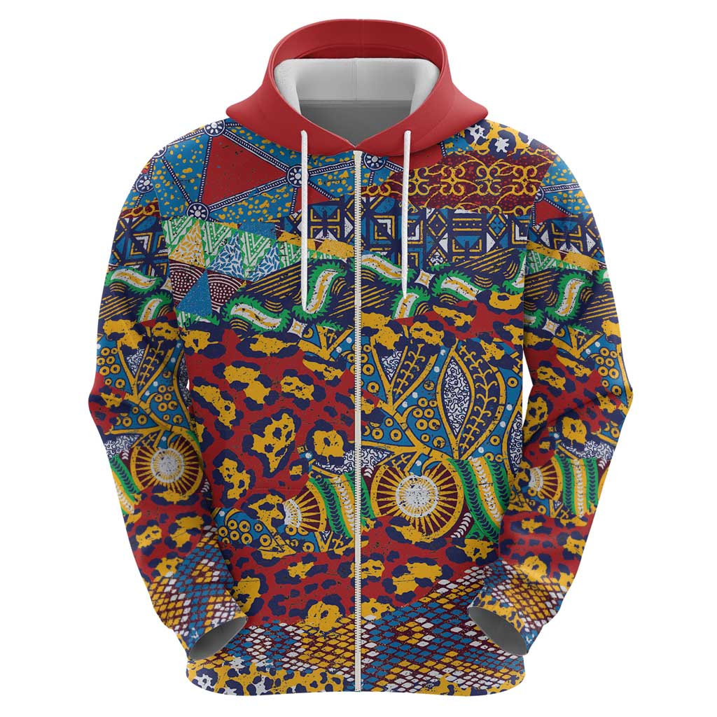 Traditional African Animal Skins Pattern Hoodie LT9